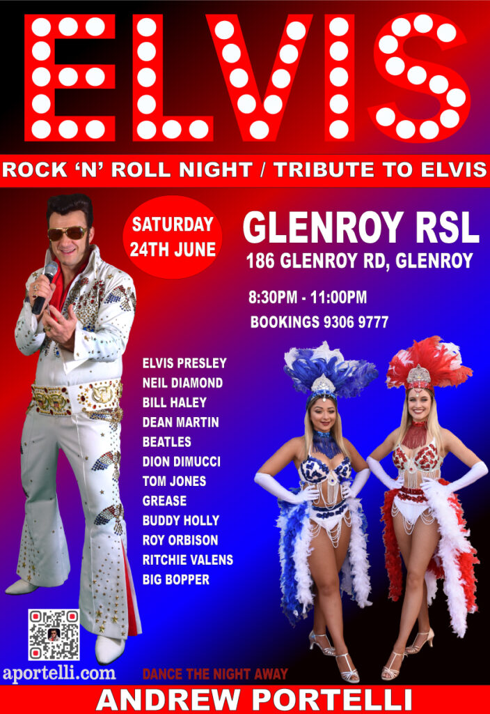 Gig Guide Shows Elvis Impersonator Melbourne